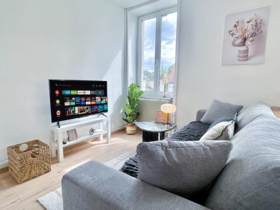 1 Appartement 3P Ideal Famille Travail Renove Lumineux Parking Gratuit Mulhouse Eksteriør billede