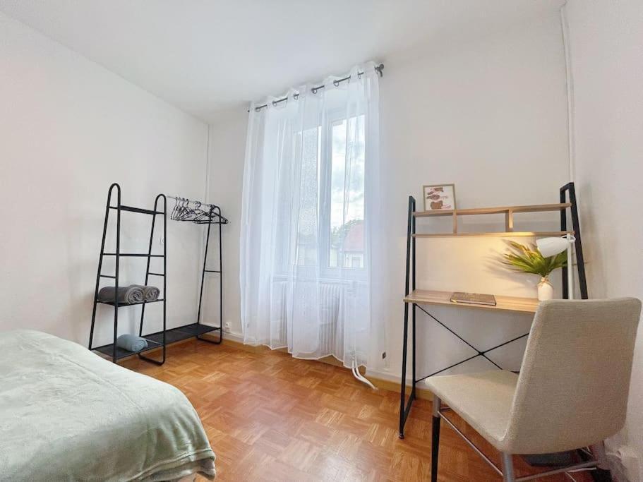 1 Appartement 3P Ideal Famille Travail Renove Lumineux Parking Gratuit Mulhouse Eksteriør billede